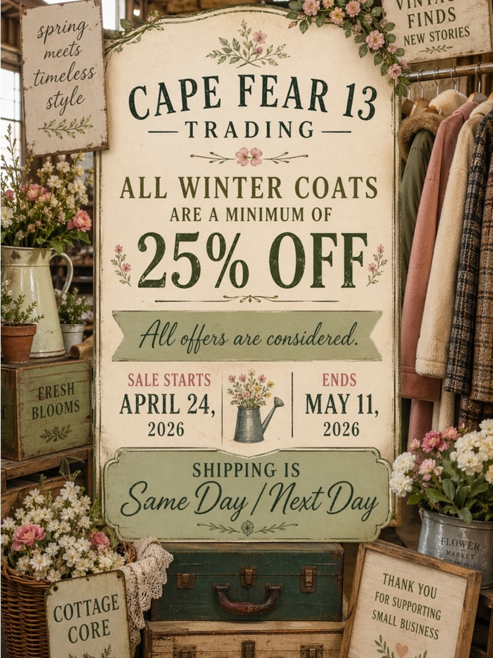 25% + Off Winter Coats Sale Women’s Men’s Kids